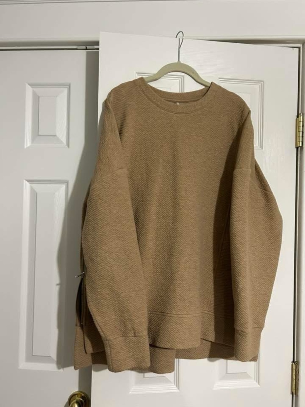 Women's Tan Crewneck Sweatshirt